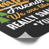 Funny We're More Than Just Camping Friends Poster (Hoek)