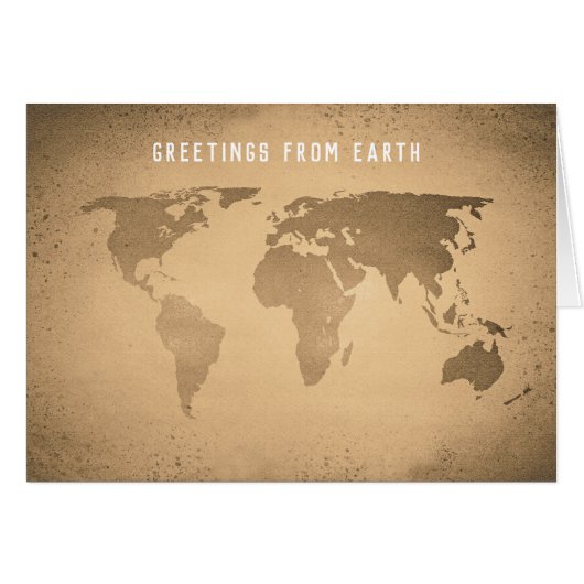 Funny wereldkaart (Voorkant Horizontaal)