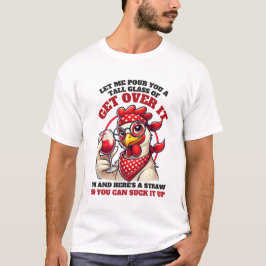 Funny Western Chicken Humor T-shirt
