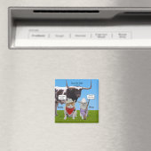 Funny Western/Texan/Cowboys Save the Date Magneet (Insitu (Vaatwasser))