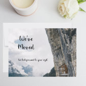 Funny Weve Moved New Address Cliff House Aankondiging