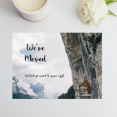 Funny Weve Moved New Address Cliff House Briefkaart