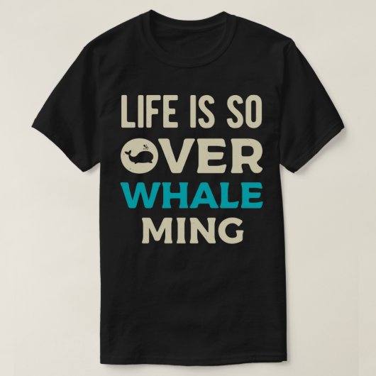 Funny Whale 4 T-shirt (Design voorkant)