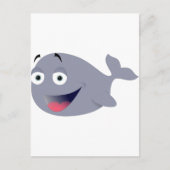 Funny Whale Briefkaart (Voorkant)