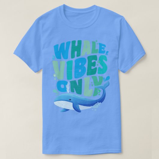 Funny Whale die rondkijkt en gids 5 T-shirt (Design voorkant)