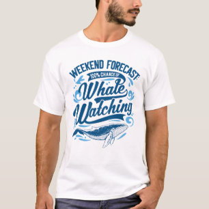 Funny Whale die Tours en Guide bekijkt T-shirt