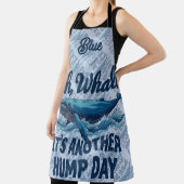 Funny Whale Pun "Oh Whale" Hump Day Design Schort (Insitu)