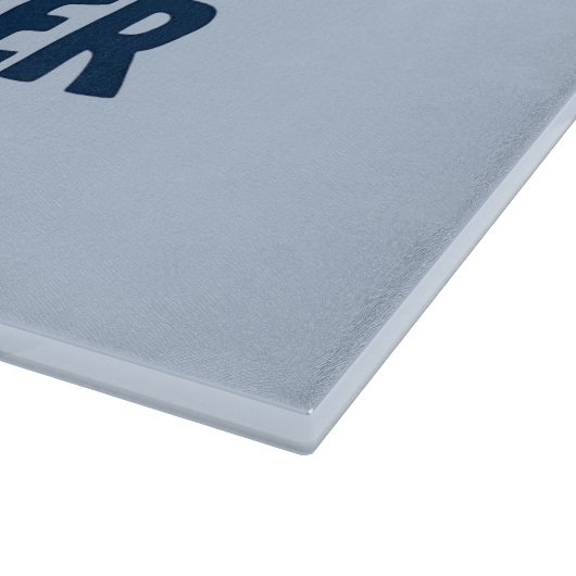 Funny Whale Pun "Oh Whale" Hump Day Design Snijplank (Hoek)