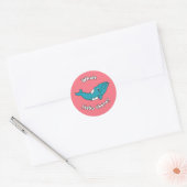 Funny Whale Pun Sticker - Schattigee Oceaan Dier (Envelop)