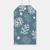 Funny Whale Shark Kerstmis Cadeaulabel (Achterkant)