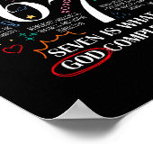 Funny What God Completes 6 7 Meme Jesus Christian  Poster (Hoek)