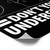 Funny What Part Of Basketball Don't You Understand Poster (Hoek)