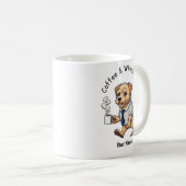 Funny Wheaten Terrier Business Suit Coffee Koffiemok (Voorkant rechts)