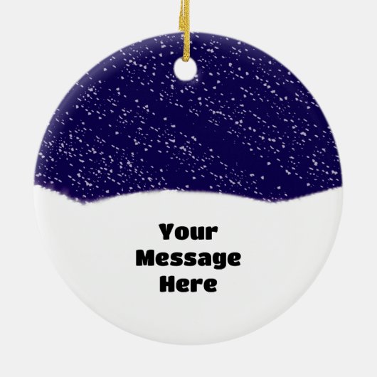 Funny Wheeling Santa Claus Cycling Keramisch Ornament (Achterkant)