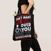 Funny Wheelstoel Driver Humor Tote Bag (Dichtbij)