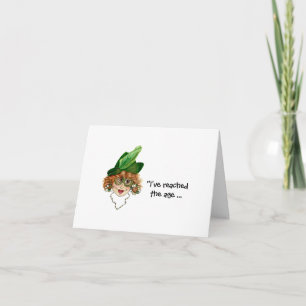 Funny, Whimsical Lady's Train of Thight Kaart