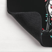 Funny Whippet Christmas Graphics Dog Lights Lover Muismat (Hoek)