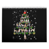 Funny Whippet kerstboomgeschenk Kalender (Hoes)