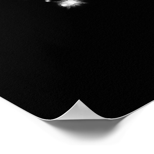 Funny Whippet kerstboomgeschenk Poster (Hoek)