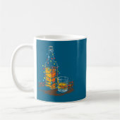 Funny Whiskey Christmas Graphics Lights Lover Long Koffiemok (Links)