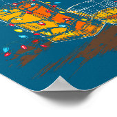 Funny Whiskey Christmas Graphics Lights Lover Long Poster (Hoek)