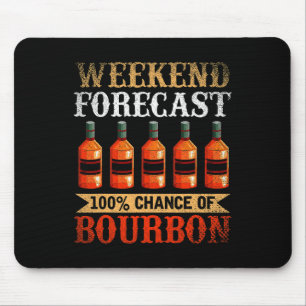 Funny Whiskey Drink Weekend Forecast 100% Kans O Muismat