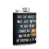 Funny Whiskey Drinkers Slogan Heupfles (Rechts)