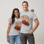 Funny Whiskey Fix Train T-shirt (Unisex)