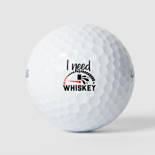 Funny Whiskey Lovers - Whiskey Fans - Drinkers Golfballen (Voorkant)
