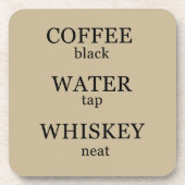 Funny whisky citeert humor whisky gezegden bier onderzetter (Voorkant)