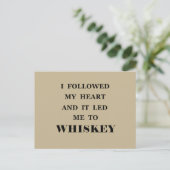 Funny whisky citeert humor whisky gezegden briefkaart (Staand voorkant)