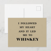 Funny whisky citeert humor whisky gezegden briefkaart (Voorkant / Achterkant)