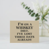 Funny whisky citeert humor whisky gezegden briefkaart (Staand voorkant)
