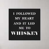 Funny whisky citeert humor whisky gezegden canvas afdruk (Voorkant)