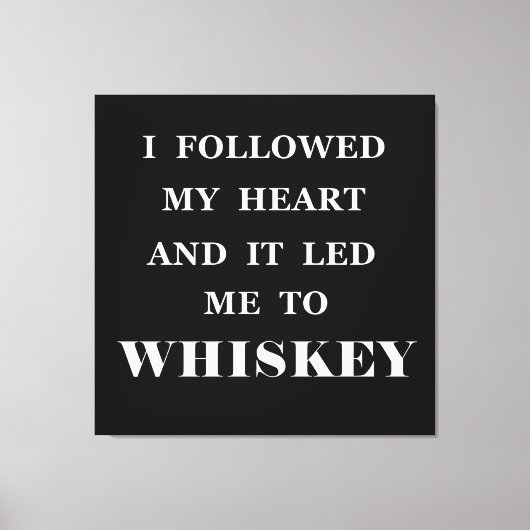 Funny whisky citeert humor whisky gezegden canvas afdruk (Voorkant)