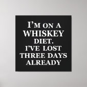 Funny whisky citeert humor whisky gezegden canvas afdruk (Voorkant)