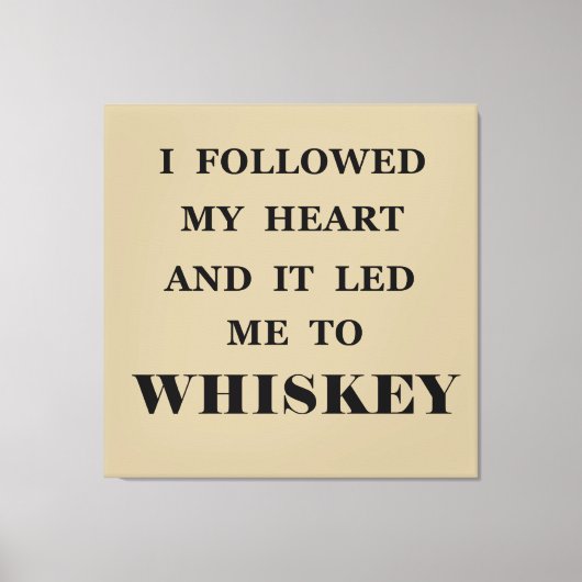Funny whisky citeert humor whisky gezegden canvas afdruk (Voorkant)