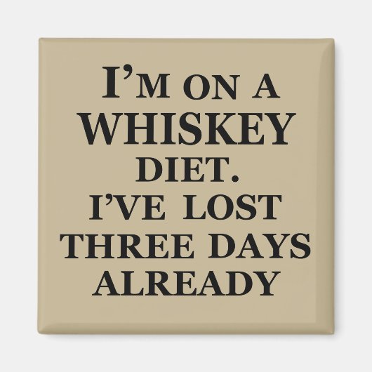 Funny whisky citeert humor whisky gezegden magneet (Voorkant)