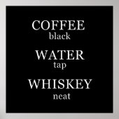 Funny whisky citeert humor whisky gezegden poster (Voorkant)