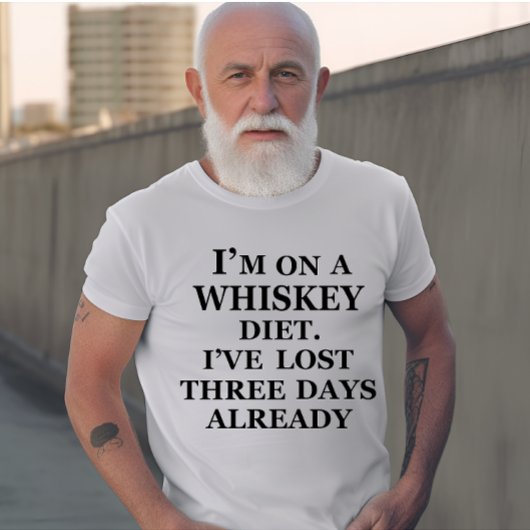 Funny whisky citeert humor whisky gezegden t-shirt