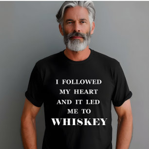 Funny whisky citeert humor whisky gezegden t-shirt