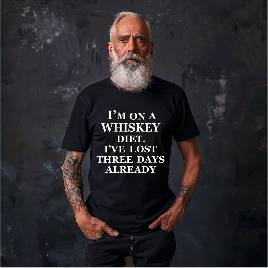 Funny whisky citeert humor whisky gezegden t-shirt