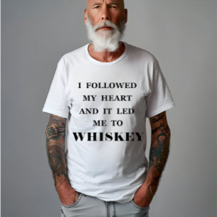 Funny whisky citeert humor whisky gezegden t-shirt