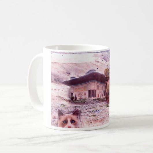 Funny White 325 ml Classic White Mok (Voorkant links)