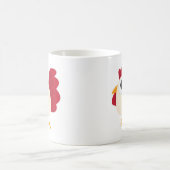 Funny White Chicken Koffiemok (Center)