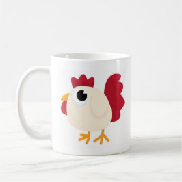 Funny White Chicken Koffiemok