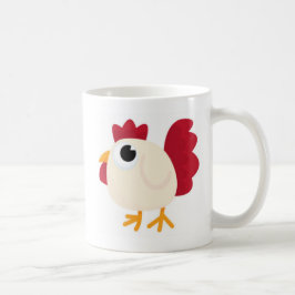 Funny White Chicken Koffiemok