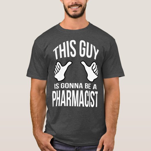 Funny White Coat Ceremony Gift Pharmacy Student T-shirt (Voorkant)