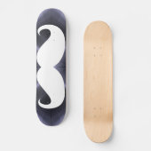 Funny white snor 18 persoonlijk skateboard (Voorkant)