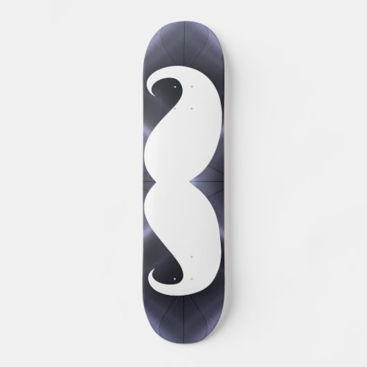 Funny white snor 18 persoonlijk skateboard (Voorkant)